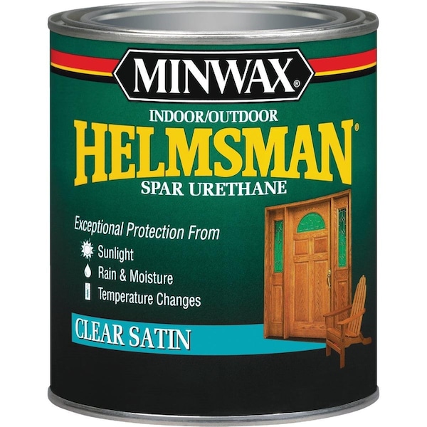 Minwax Helmsman Satin Clear Spar Urethane, 1 Qt. 63205444 - main